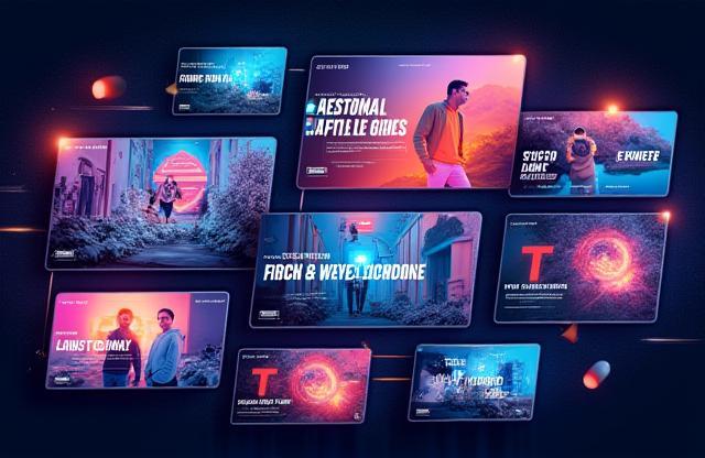 Sample of visuals created for a digital marketing campaign