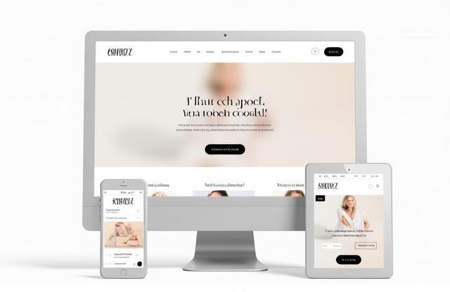 Sample of a website redesign project